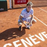 Une belle histoire entre Casper Ruud et le Geneva Open. KEYSTONE/MARTIAL TREZZINI
